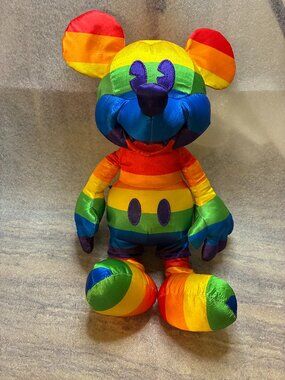 Rainbow Collection Mickey Mouse Plush